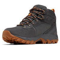 Columbia bota trekking hombre NEWTON RIDGE PLUS II SUEDE WATERPROOF GRIS vista trasera