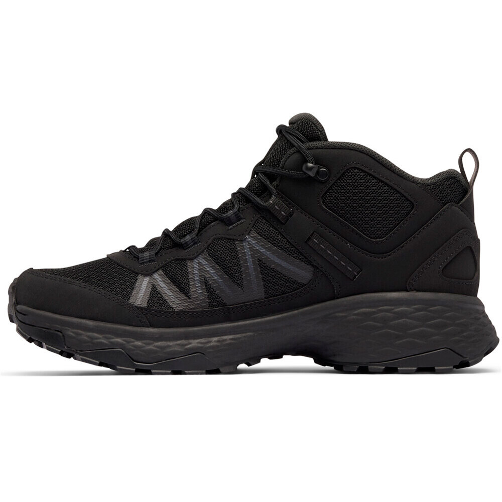 Columbia bota trekking hombre PEAKFREAK RUSH MID OUTDRY NEGRO vista trasera