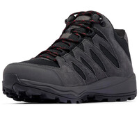 Columbia bota trekking hombre REDMOND IV MID WATERPROOF NEGRO vista superior