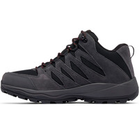 Columbia bota trekking hombre REDMOND IV MID WATERPROOF NEGRO vista trasera