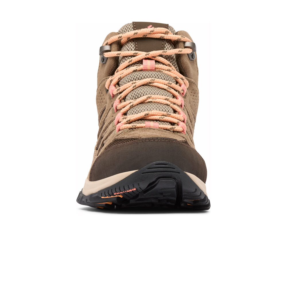 Columbia bota trekking mujer CRESTWOOD MID WATERPROOF VERDE lateral interior