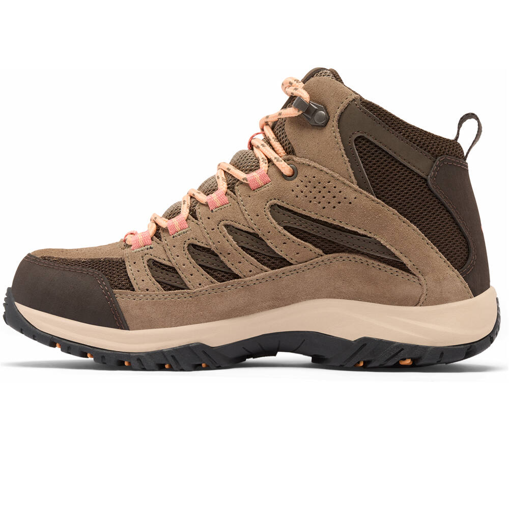 Columbia bota trekking mujer CRESTWOOD MID WATERPROOF VERDE puntera