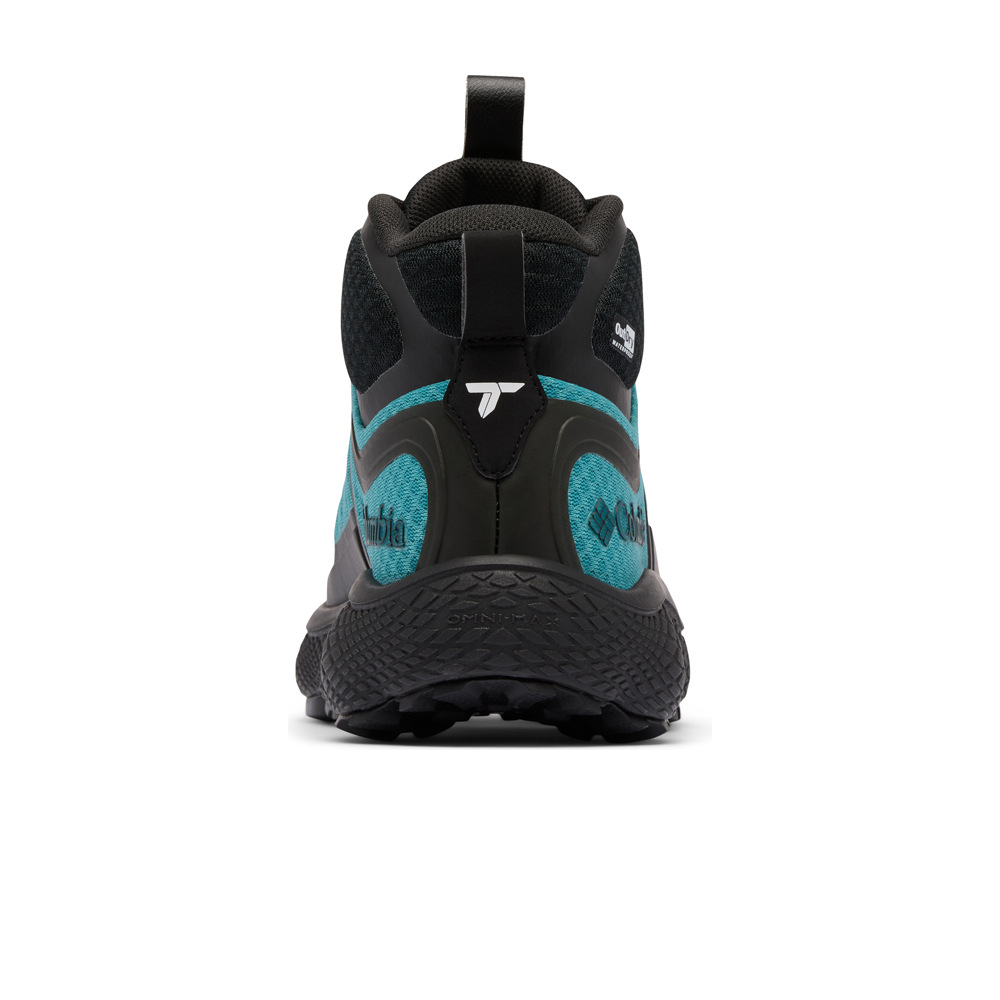 Columbia bota trekking mujer ESCAPE THRIVE TITANIUM MID OUTDRY VERDE vista superior