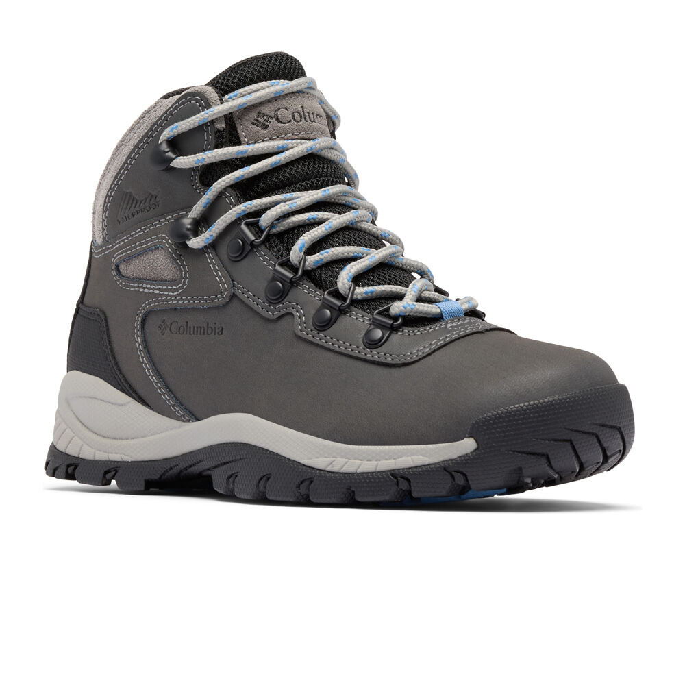 Columbia bota trekking mujer NEWTON RIDGE PLUS GRIS lateral interior