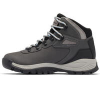 Columbia bota trekking mujer NEWTON RIDGE PLUS GRIS vista superior