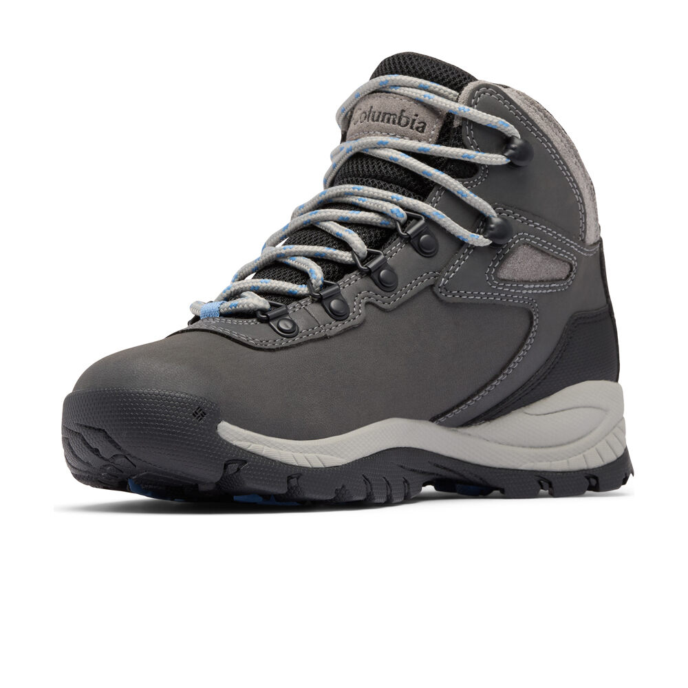 Columbia bota trekking mujer NEWTON RIDGE PLUS GRIS vista trasera