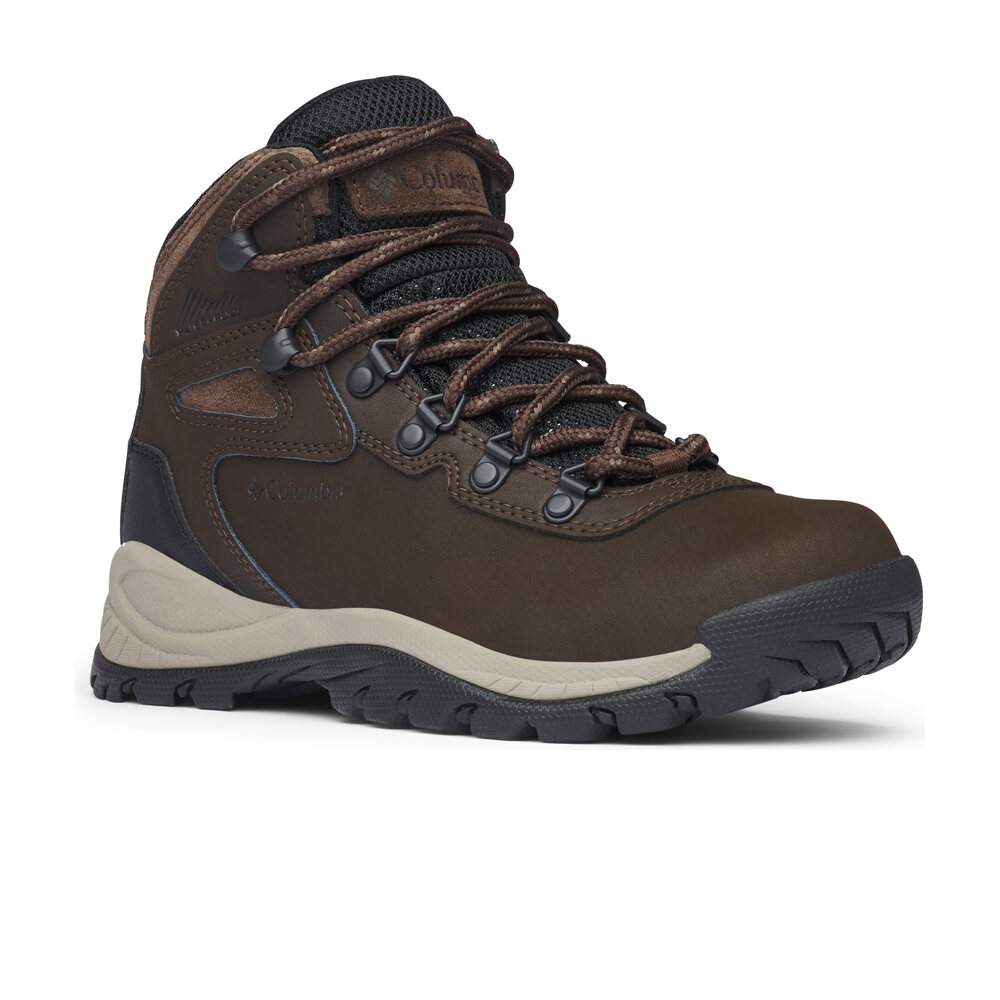 Columbia bota trekking mujer NEWTON RIDGE PLUS MARRON lateral interior