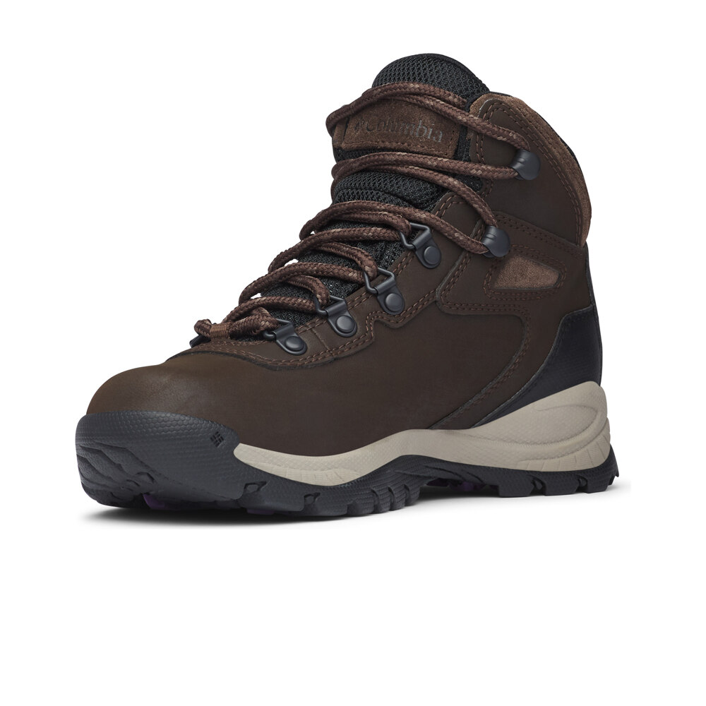 Columbia bota trekking mujer NEWTON RIDGE PLUS MARRON vista trasera
