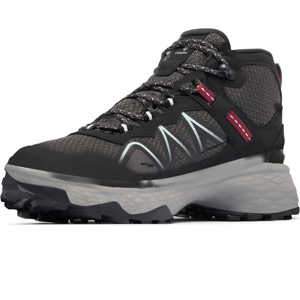 Columbia bota trekking mujer PEAKFREAK RUSH MID OUTDRY GRIS 06