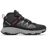 Columbia bota trekking mujer PEAKFREAK RUSH MID OUTDRY GRIS lateral exterior