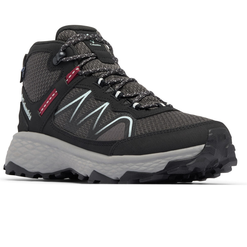Columbia bota trekking mujer PEAKFREAK RUSH MID OUTDRY GRIS lateral interior