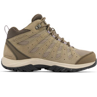 Columbia bota trekking mujer REDMOND III MID WATERPROOF MARRON lateral exterior