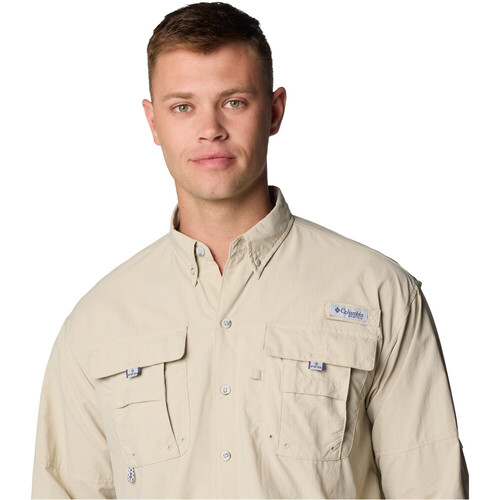 Columbia camisa manga larga hombre BAHAMA II BLANCO