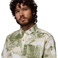 Columbia camisa montaña manga corta hombre RAPID RIVERS VERDE 03