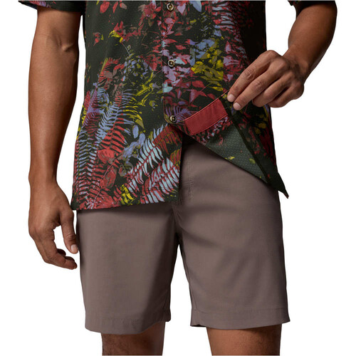 Columbia camisa montaña manga corta hombre TECH TRAIL UTILITY ROSA