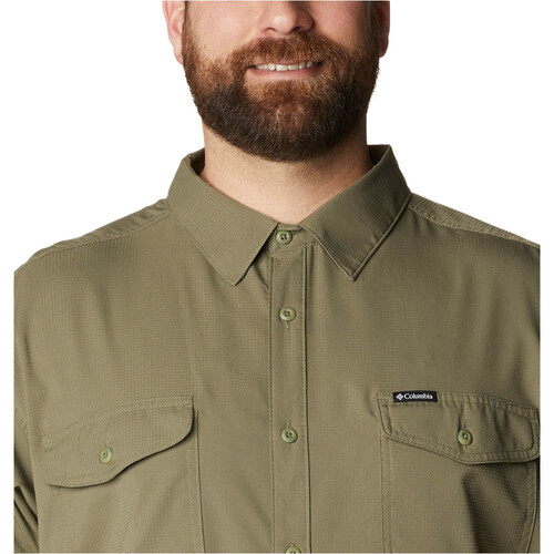 Columbia camisa montaña manga corta hombre UTILIZER II SOLID VERDE
