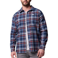 Columbia camisa montaña manga larga hombre CORNELL WOODS AZUL 03