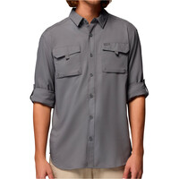 Columbia camisa montaña manga larga hombre SILVER RIDGE UTILITY II GRIS 03