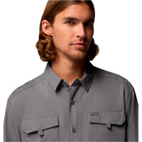 Columbia camisa montaña manga larga hombre SILVER RIDGE UTILITY II GRIS 05
