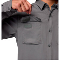 Columbia camisa montaña manga larga hombre SILVER RIDGE UTILITY II GRIS 06