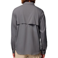 Columbia camisa montaña manga larga hombre SILVER RIDGE UTILITY II GRIS vista trasera