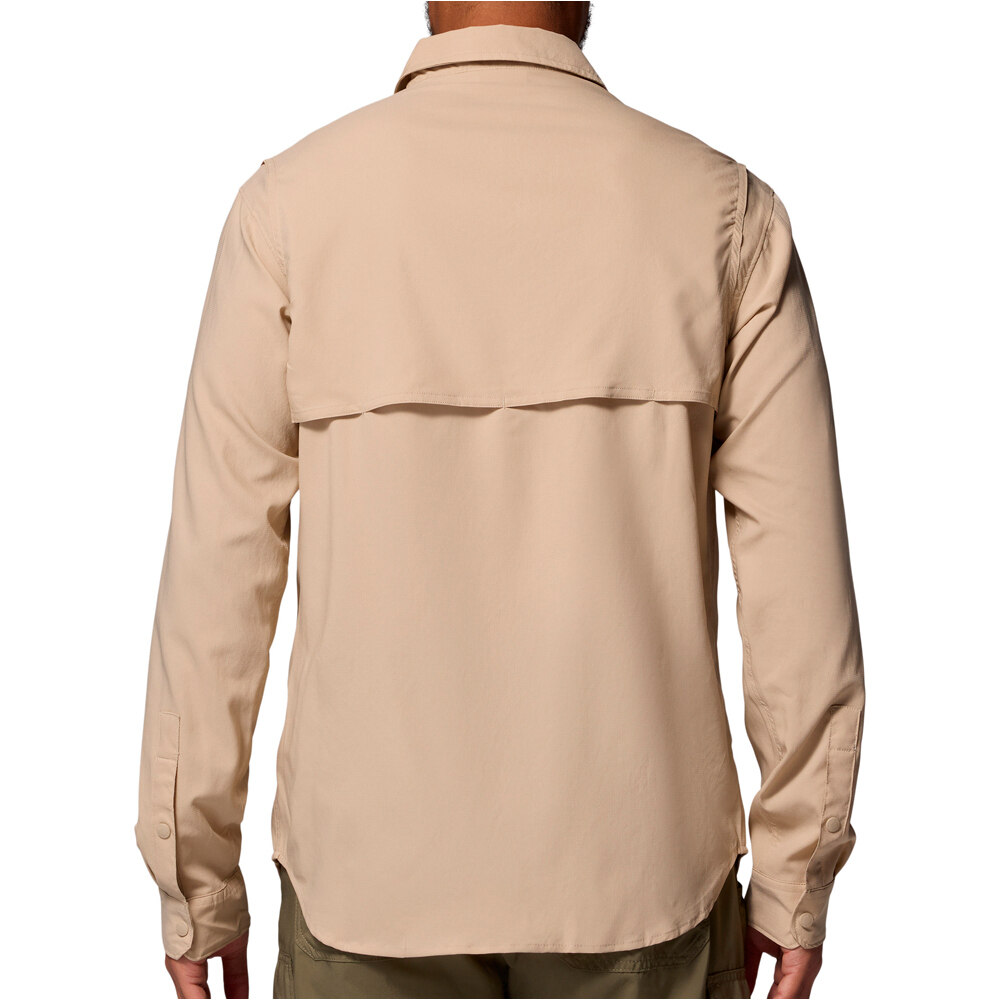 Columbia camisa montaña manga larga hombre SILVER RIDGE UTILITY II MARRON vista trasera