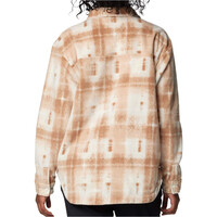 Columbia camisa montaña manga larga mujer BENTON SPRINGS II MARRON vista trasera