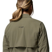 Columbia camisa montaña manga larga mujer SILVER RIDGE ELITE VERDE 07