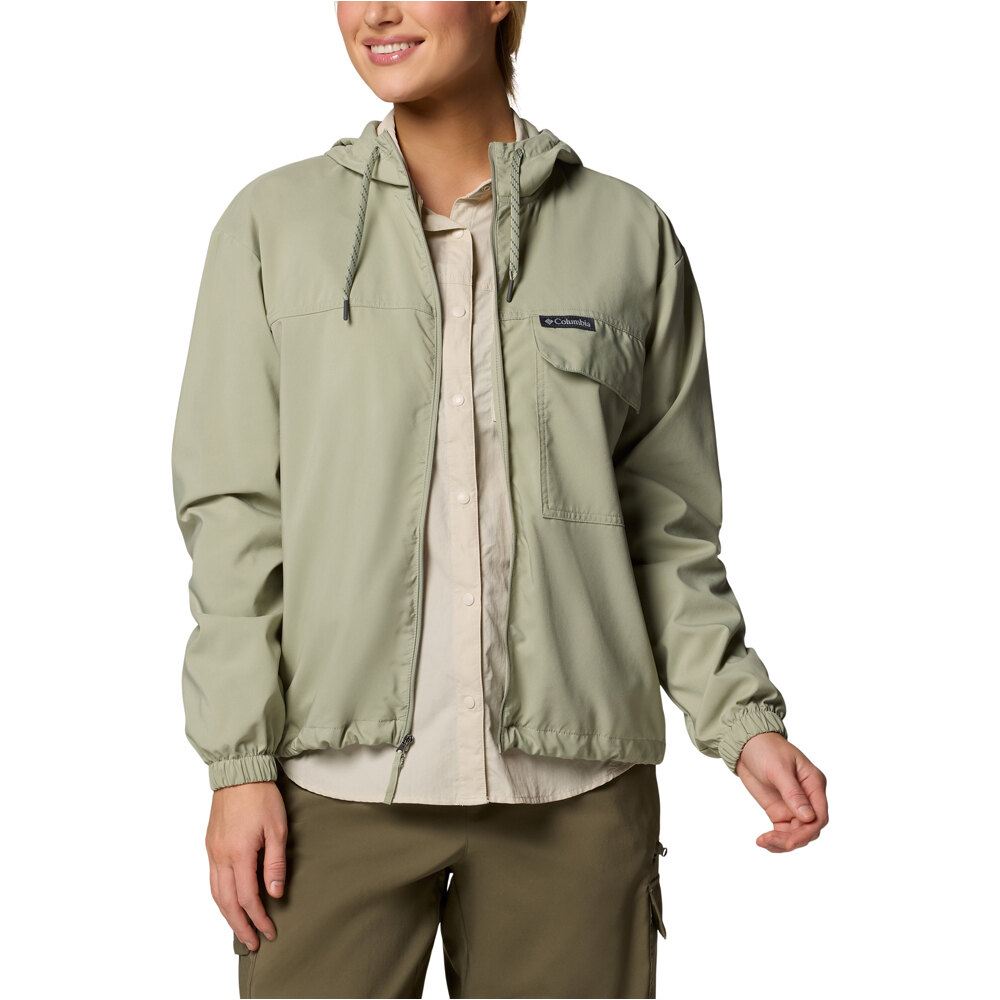 Columbia camisa montaña manga larga mujer SKIEN VALLEY VERDE 03