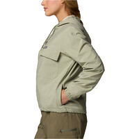 Columbia camisa montaña manga larga mujer SKIEN VALLEY VERDE vista detalle