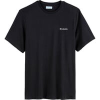 Columbia camiseta montaña manga corta hombre CSC Outdoor Back Graphic Tee NEGRO vista frontal