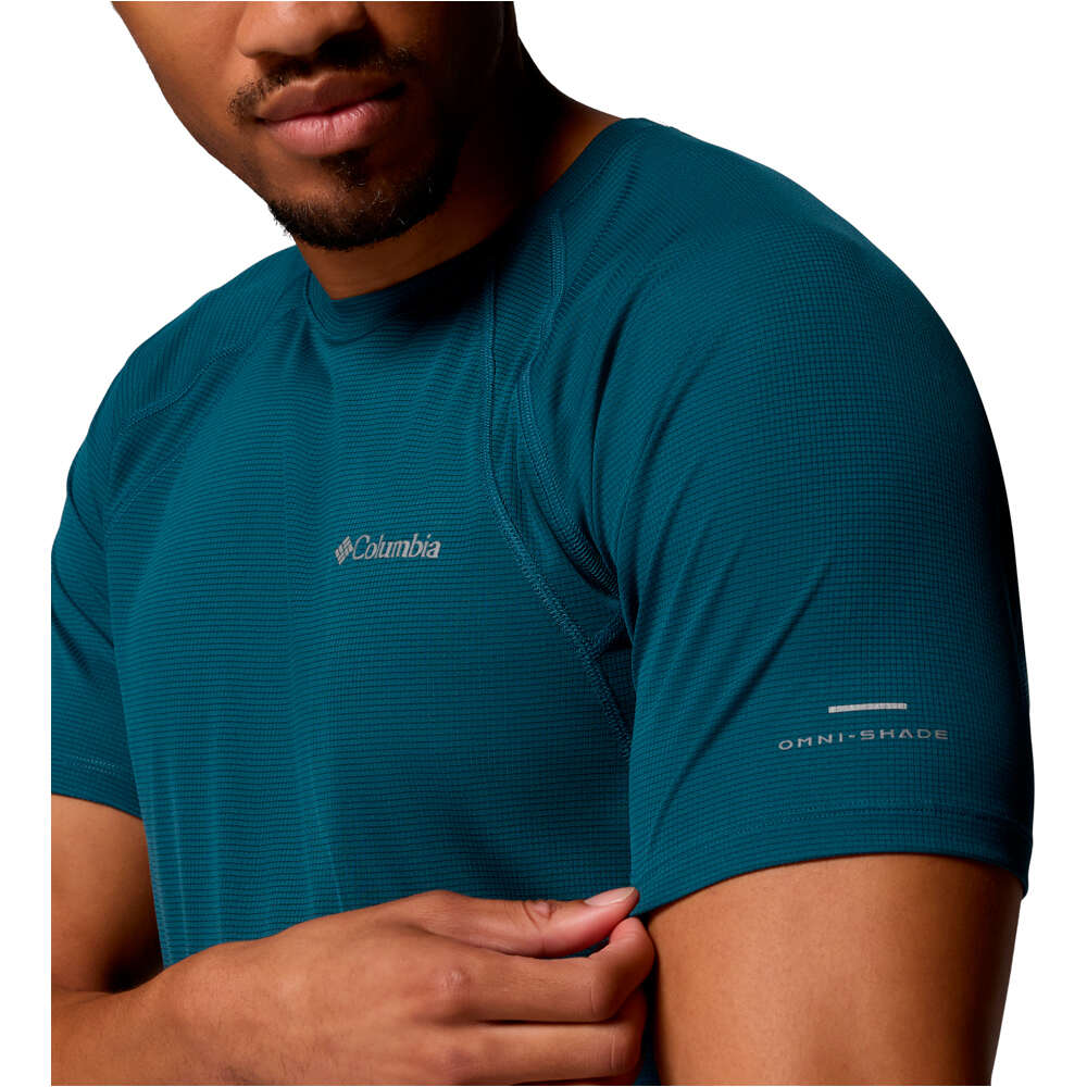 Columbia camiseta montaña manga corta hombre STEALTH SPRING AZUL 04