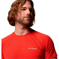 Columbia camiseta montaña manga corta hombre STEALTH SPRING ROJO 03