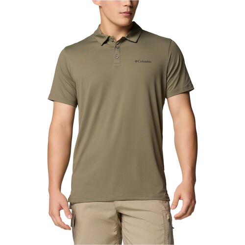 Columbia camiseta montaña manga corta hombre TECH TRAIL UTILITY VERDE