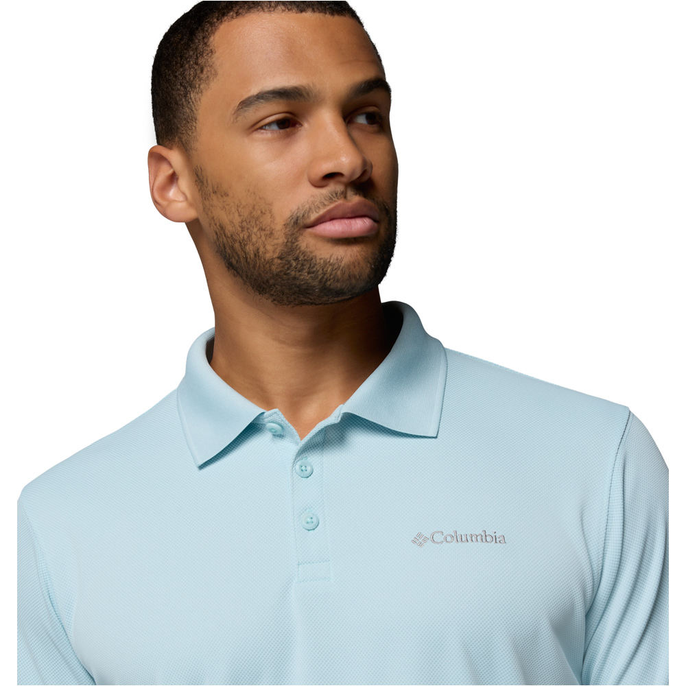 Columbia camiseta montaña manga corta hombre UTILIZER AZUL 03