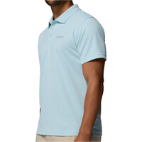 Columbia camiseta montaña manga corta hombre UTILIZER AZUL vista detalle