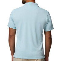 Columbia camiseta montaña manga corta hombre UTILIZER AZUL vista trasera