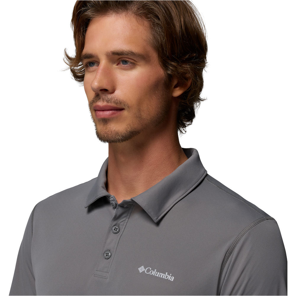 Columbia camiseta montaña manga corta hombre ZERO RULES LIGHT GRIS 03