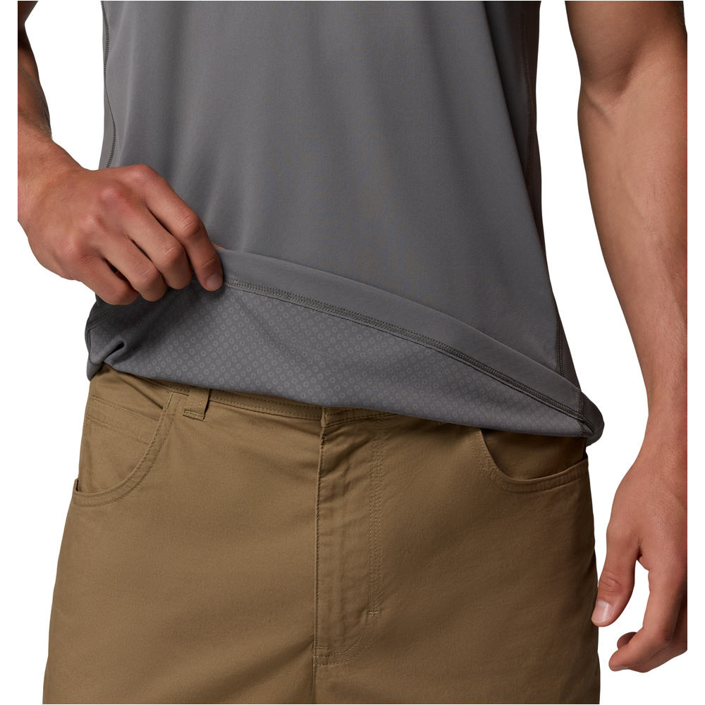Columbia camiseta montaña manga corta hombre ZERO RULES LIGHT GRIS 04