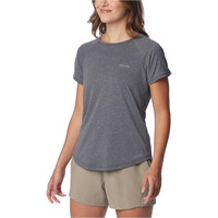 Columbia camiseta montaña manga corta mujer BOGATA BAY NEGRO vista detalle