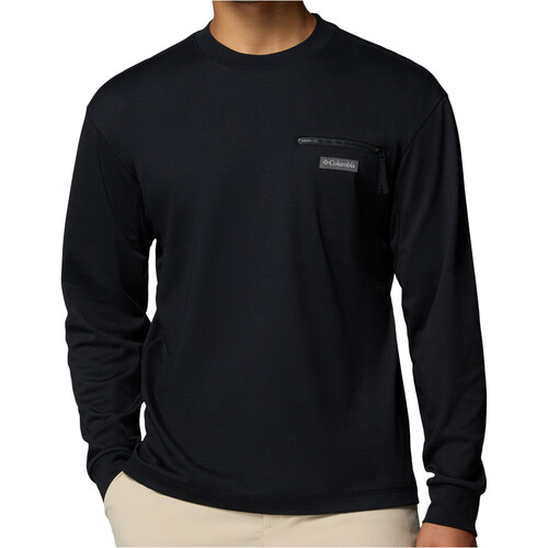 Columbia camiseta montaña manga larga hombre ECHO PASSAGE NEGRO