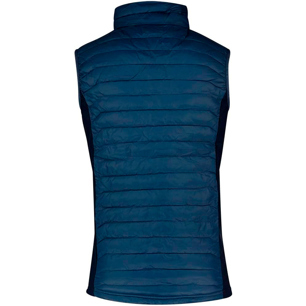 Columbia chaleco outdoor hombre POWDER PASS AZUL vista trasera