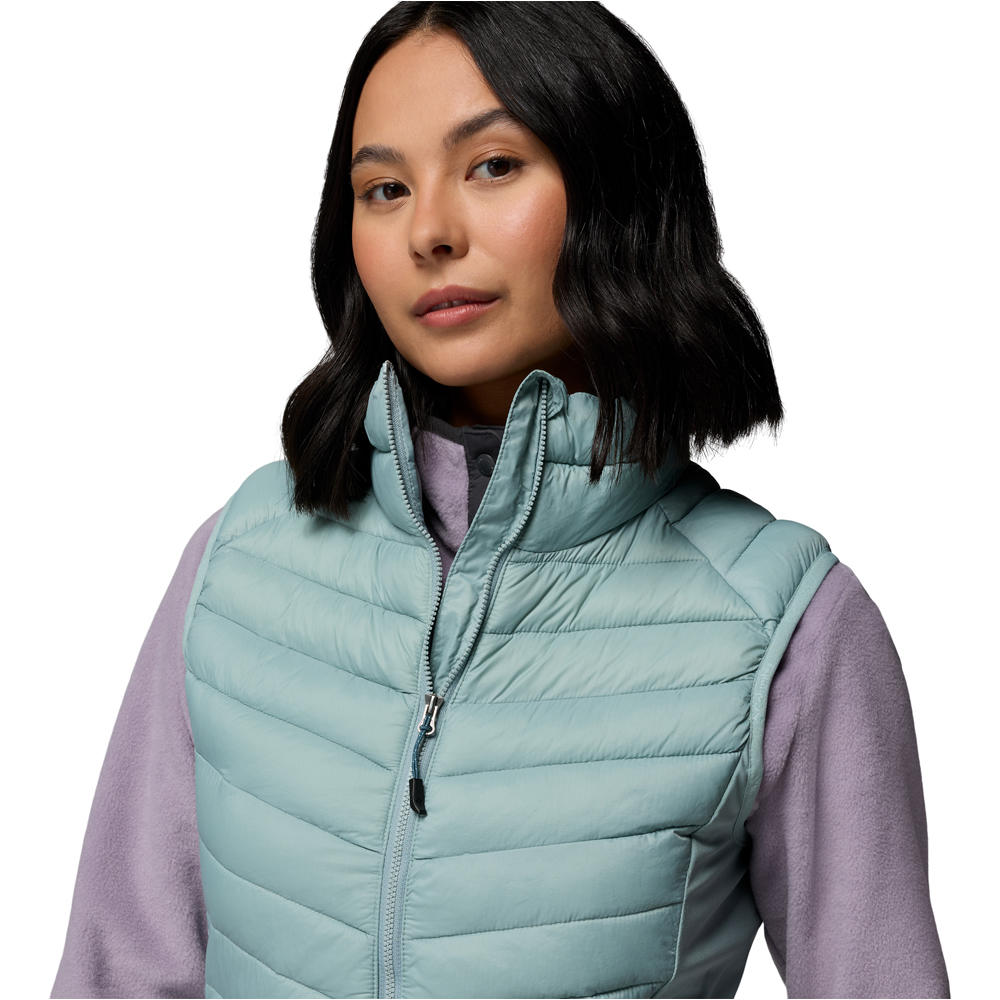 Columbia chaleco outdoor mujer POWDER PASS HYBRID AZUL 04