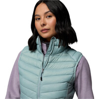 Columbia chaleco outdoor mujer POWDER PASS HYBRID AZUL 04