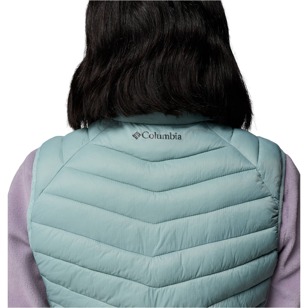 Columbia chaleco outdoor mujer POWDER PASS HYBRID AZUL 06