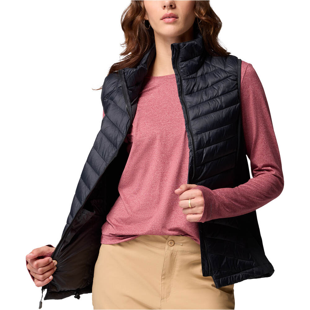 Columbia chaleco outdoor mujer POWDER PASS III NEGRO 03