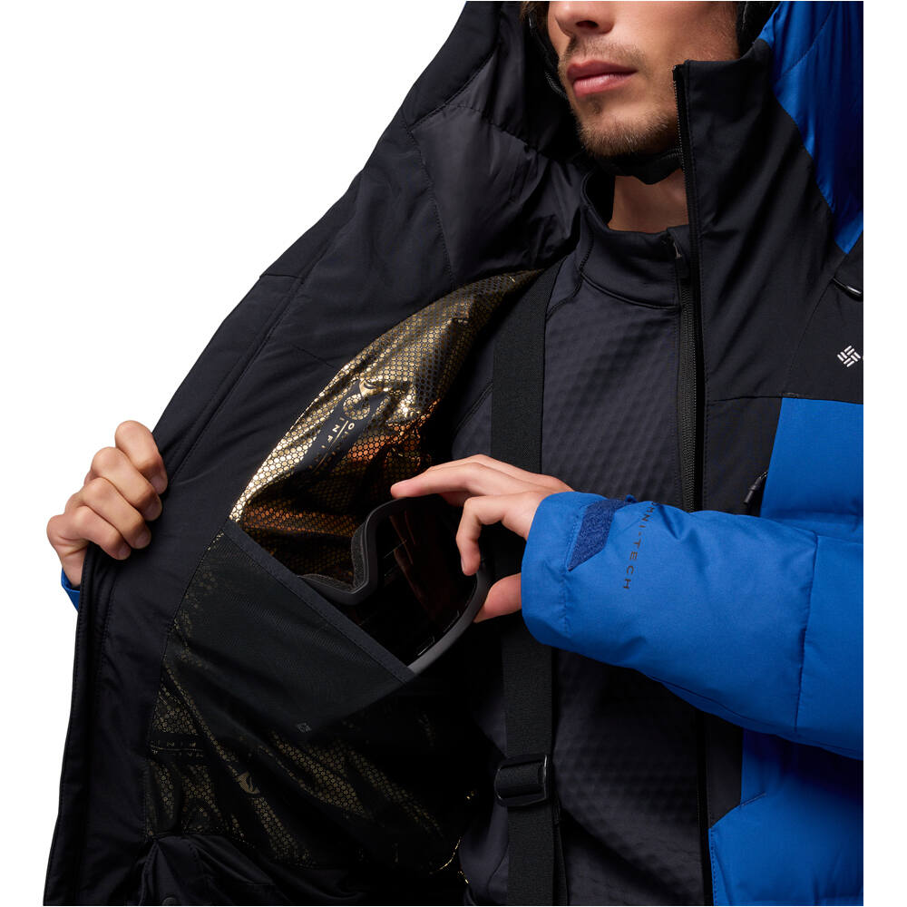 Columbia chaqueta esquí hombre GLACIER RIDGE DOWN AZUL 03