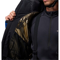 Columbia chaqueta esquí hombre GLACIER RIDGE DOWN AZUL vista detalle