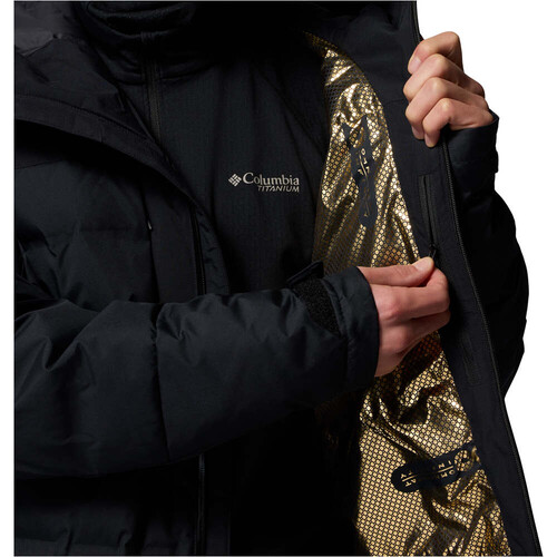 Columbia chaqueta esquí hombre GLACIER RIDGE DOWN NEGRO