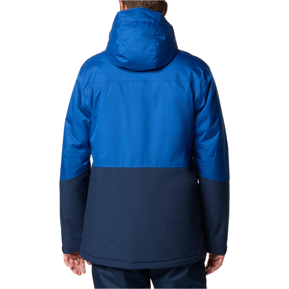 Columbia chaqueta esquí hombre ICEBERG POINT II AZUL vista trasera